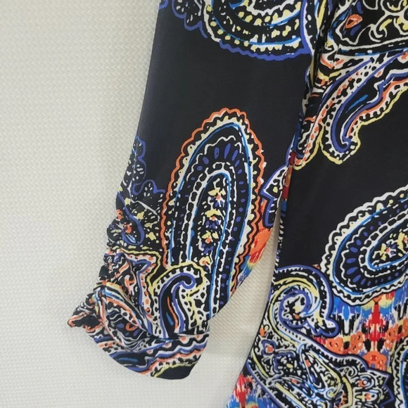 Premise Soft Stretch Paisley Top Size Large - Picture 5 of 10
